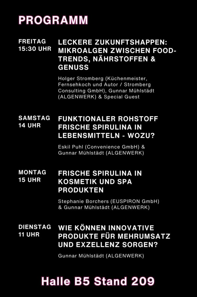 Expert Talk Internorga_ALGENWERK Back