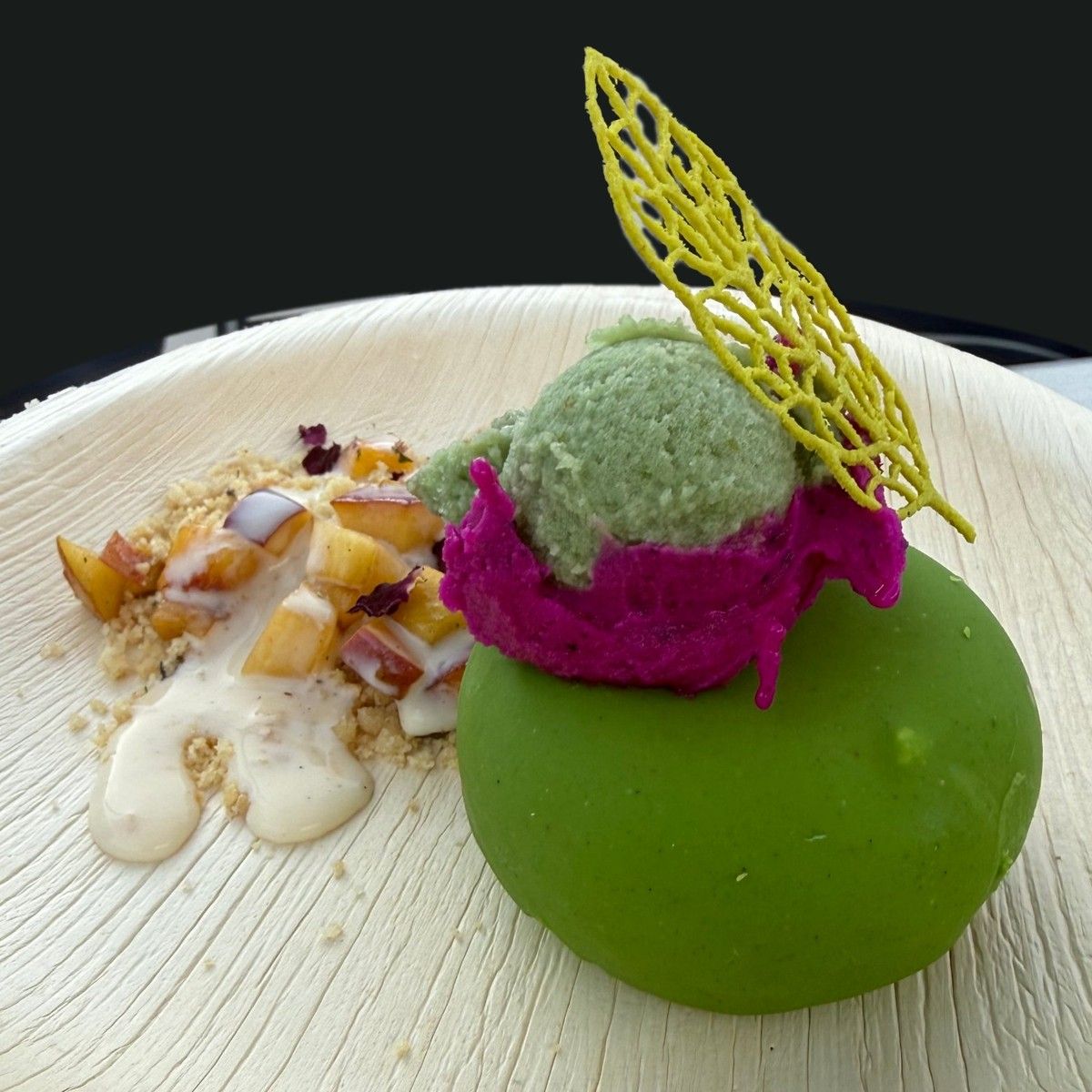 Eiskreation mit frischer Spirulina von Bernd Siefert